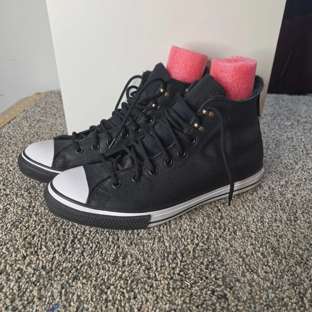 Converse Chuck Taylor All Star City Trek Gore-Tex Black‎ Leather Boots Mens 10